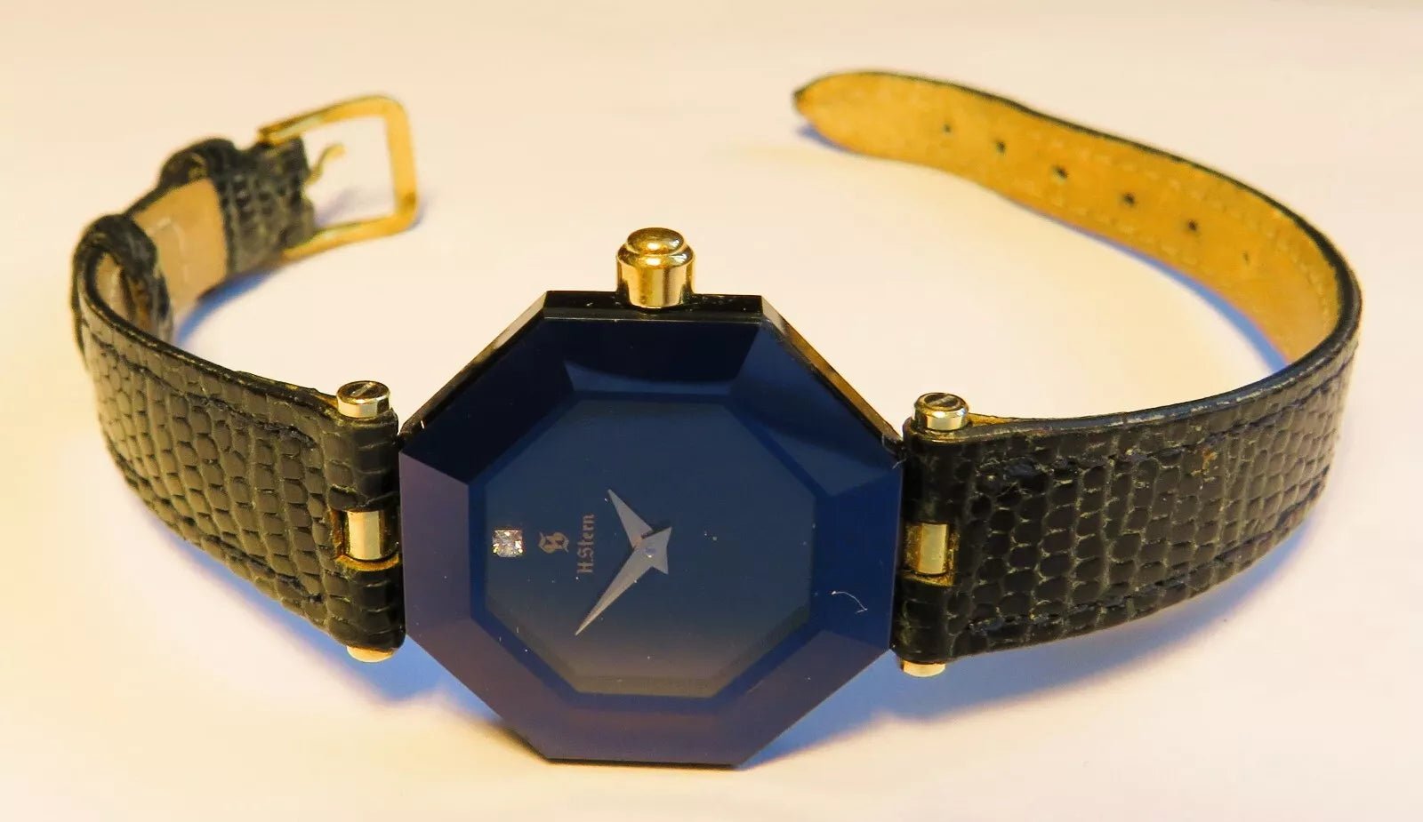 Octagon H. Stern Luxus Brillant Damen Quarz Armbanduhr NP: Euro 2.600, - Sammler - Uhren