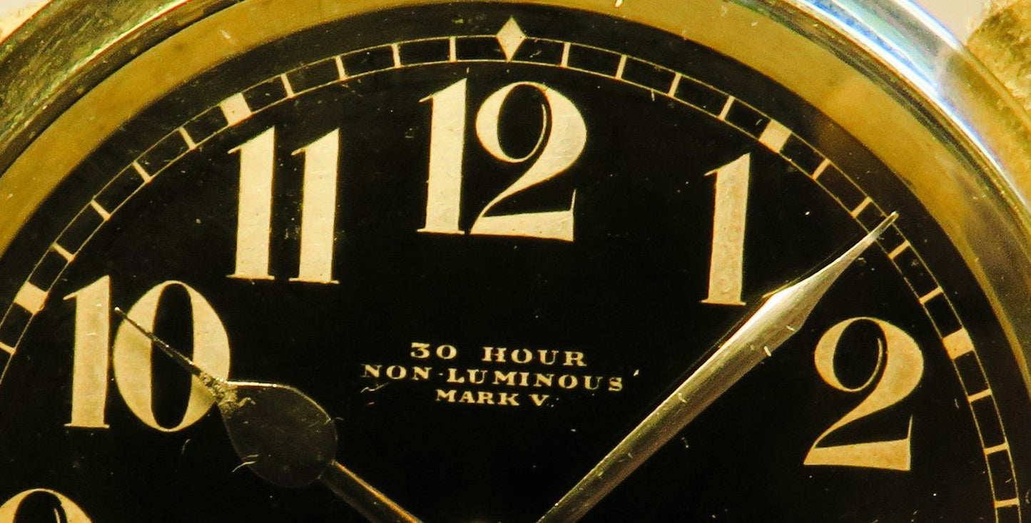 Omega Mark V Militär Britische Militär Aviation Taschenuhr Broad Arrow - Sammler - Uhren