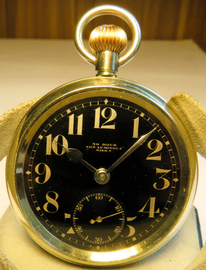 Omega Mark V Militär Britische Militär Aviation Taschenuhr Broad Arrow - Sammler - Uhren