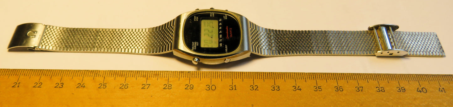 Omega Speedmaster Chronograph Quartz Luxus Herrenarmbanduhr Alaska ca. 1977 - Sammler - Uhren