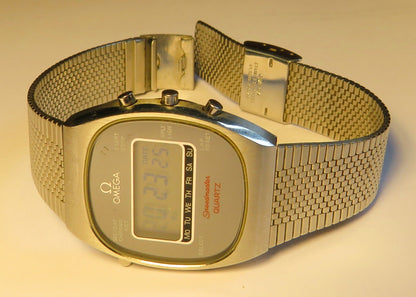 Omega Speedmaster Chronograph Quartz Luxus Herrenarmbanduhr Alaska ca. 1977 - Sammler - Uhren