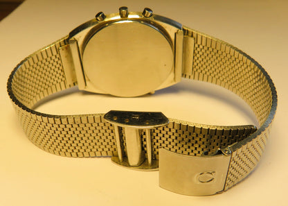 Omega Speedmaster Chronograph Quartz Luxus Herrenarmbanduhr Alaska ca. 1977 - Sammler - Uhren