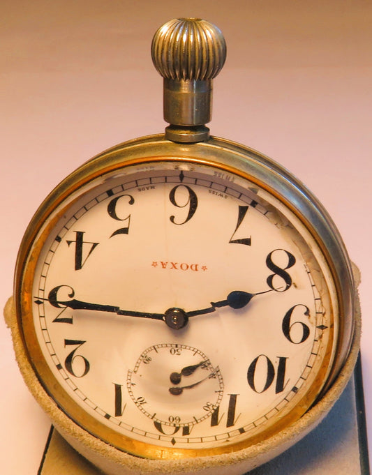 Orig. Doxa Borduhr Zeppelin Luftschiff kaiserliche Fliegertruppe JASTA WW Wk1 - Sammler - Uhren