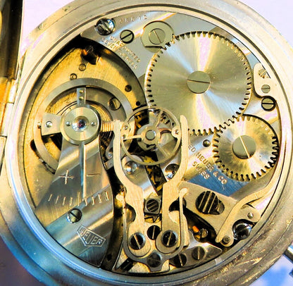 Orig. Ed Heuer Biel Rattrapante Stoppuhr pre TAG ca. 1960 Chronograph - Sammler - Uhren