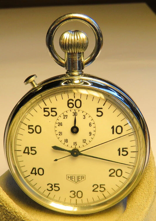 Orig. Ed Heuer Biel Rattrapante Stoppuhr pre TAG ca. 1960 Chronograph - Sammler - Uhren