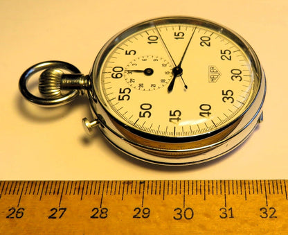 Orig. Ed Heuer Biel Rattrapante Stoppuhr pre TAG ca. 1960 Chronograph - Sammler - Uhren