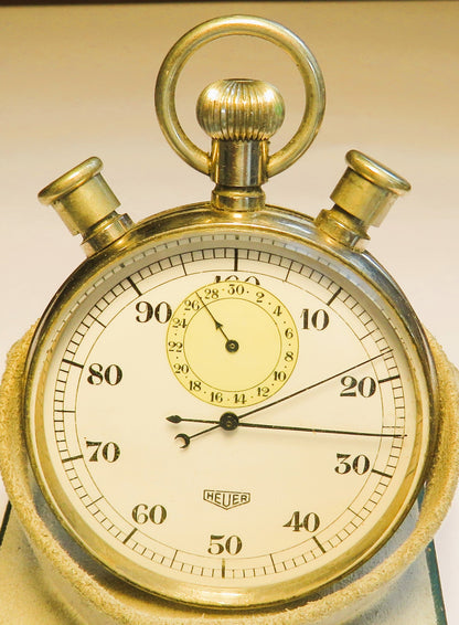 Orig. Ed Heuer Biel Stoppuhr Schaltnocken Rattrapante ca. 1960 Chronograph - Sammler - Uhren