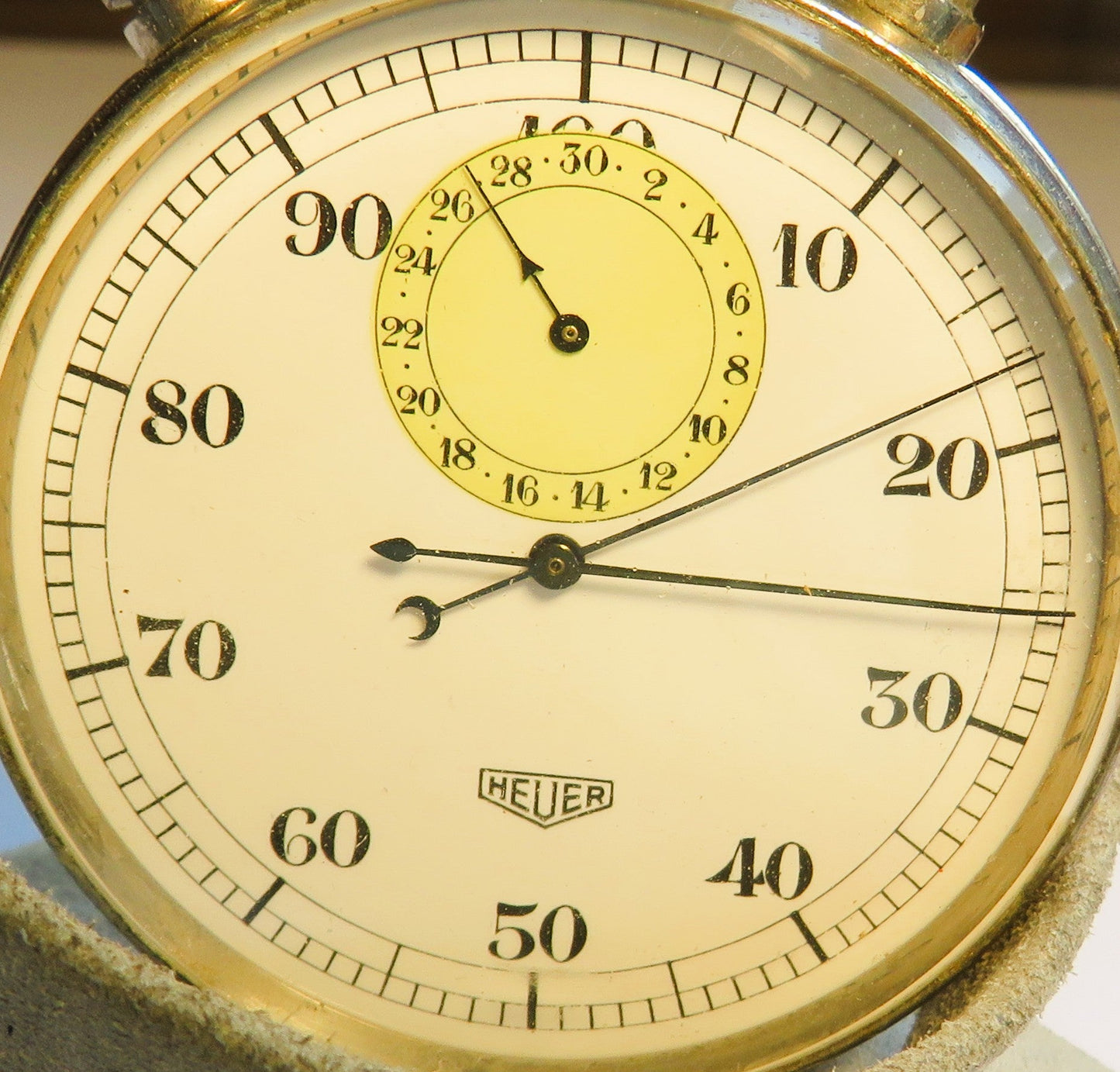 Orig. Ed Heuer Biel Stoppuhr Schaltnocken Rattrapante ca. 1960 Chronograph - Sammler - Uhren