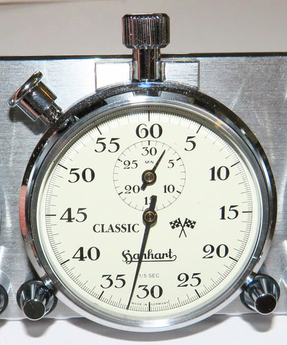 Orig. Hanhart seltenes Classic Rallye Stoppuhr Timer Dashboard Set im Fullset - Sammler - Uhren