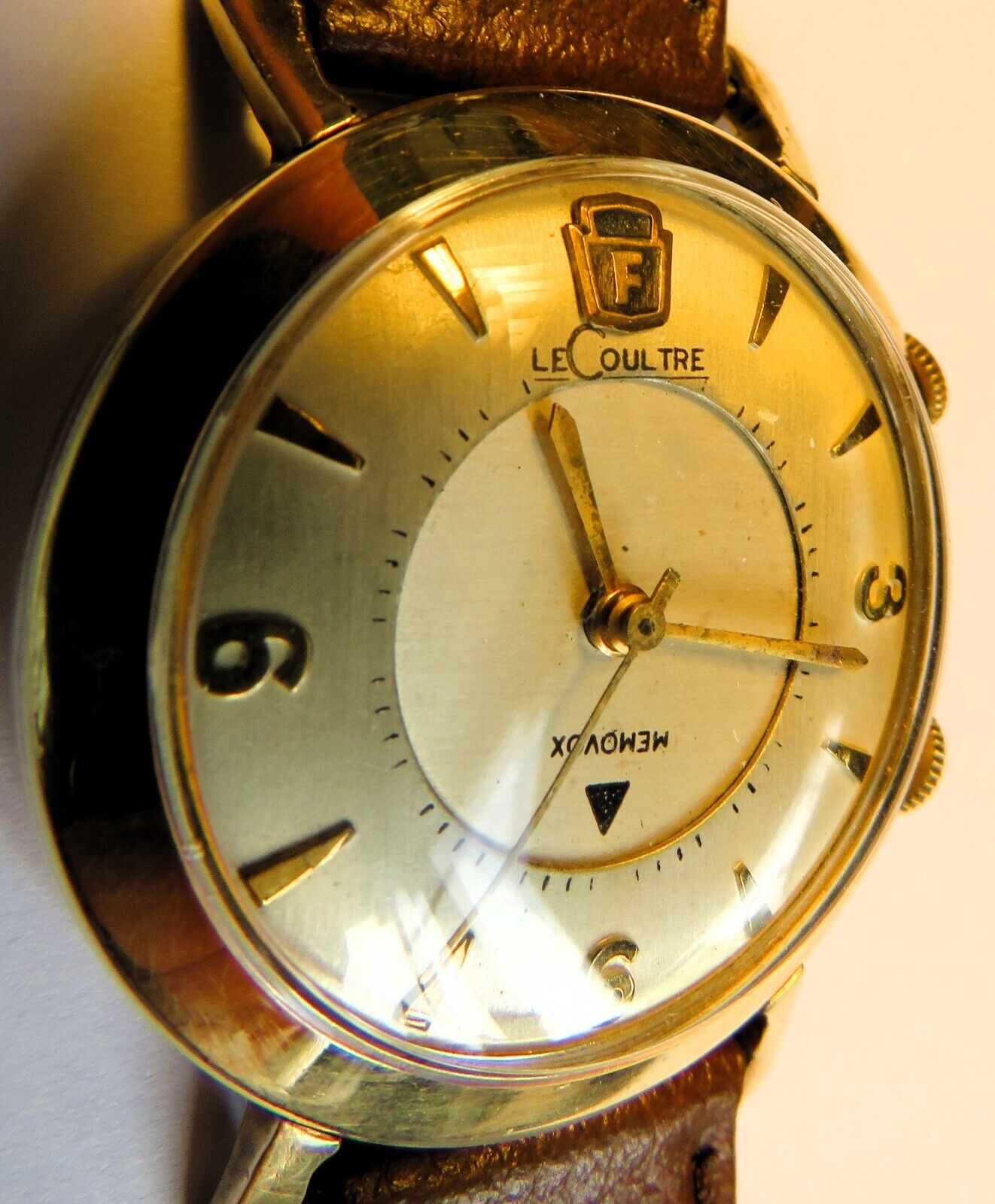 Orig. Henry Ford Jaeger LeCoultre Memovox Herren Armbanduhr Alarm Cal. 814 - Sammler - Uhren