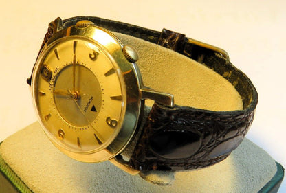 Orig. Henry Ford Jaeger LeCoultre Memovox Herren Armbanduhr Alarm Cal. 814 - Sammler - Uhren
