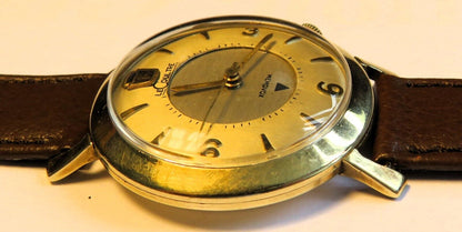 Orig. Henry Ford Jaeger LeCoultre Memovox Herren Armbanduhr Alarm Cal. 814 - Sammler - Uhren