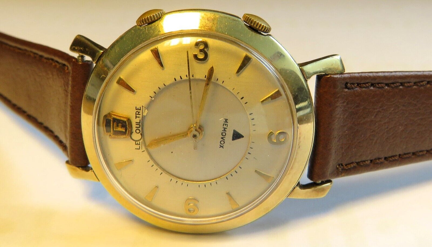 Orig. Henry Ford Jaeger LeCoultre Memovox Herren Armbanduhr Alarm Cal. 814 - Sammler - Uhren