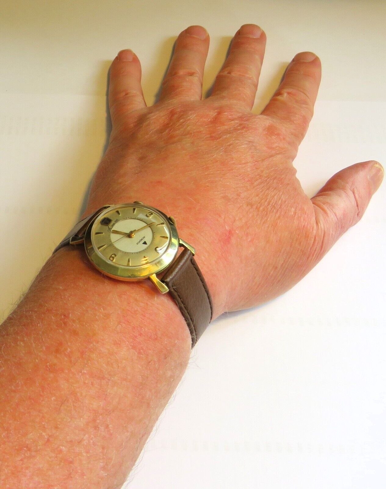 Orig. Henry Ford Jaeger LeCoultre Memovox Herren Armbanduhr Alarm Cal. 814 - Sammler - Uhren