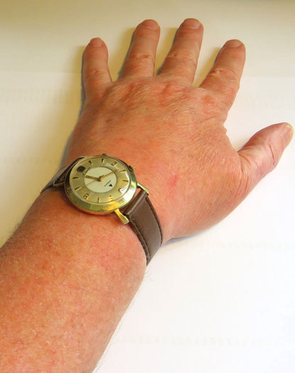 Orig. Henry Ford Jaeger LeCoultre Memovox Herren Armbanduhr Alarm Cal. 814 - Sammler - Uhren