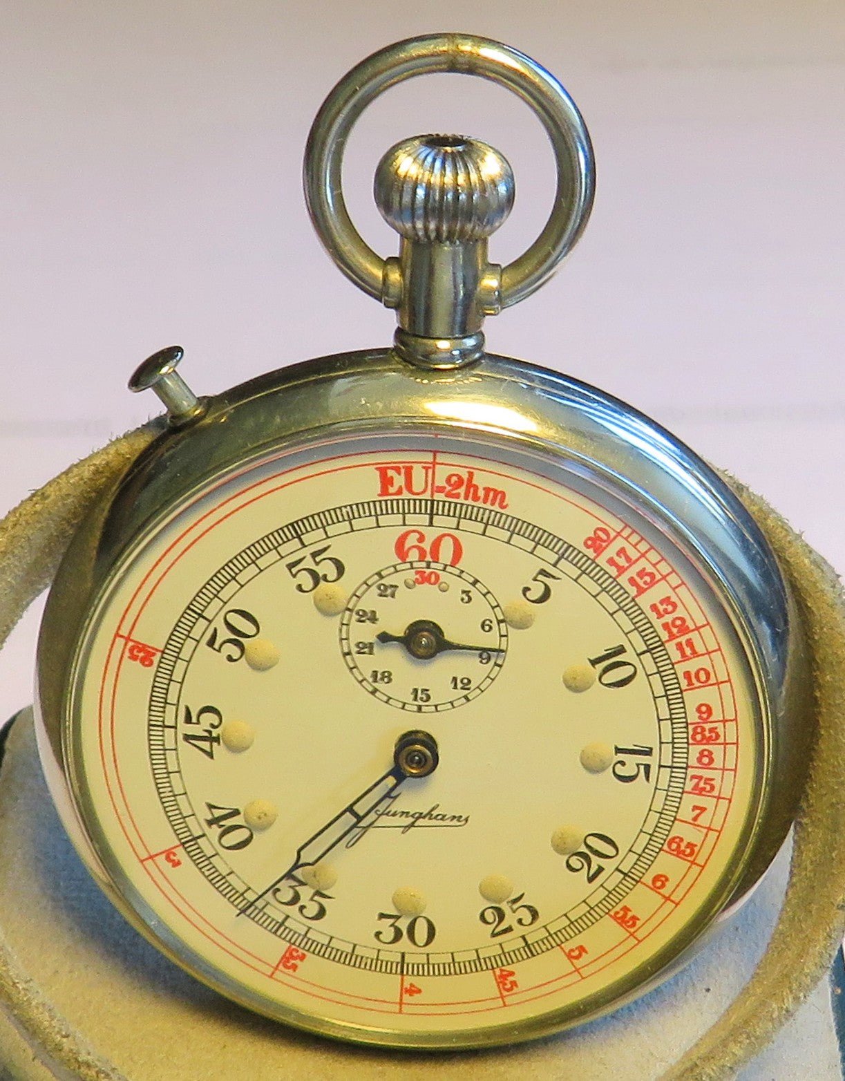 Orig. Junghans Cal. 68 Artillerie Stoppuhr Kriegsmarine WK I 1. Weltkrieg - Sammler - Uhren