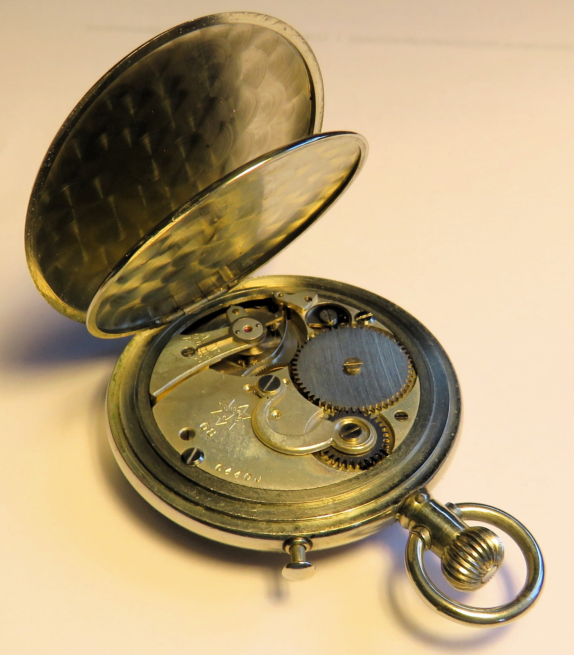 Orig. Junghans Cal. 68 Artillerie Stoppuhr Kriegsmarine WK I 1. Weltkrieg - Sammler - Uhren