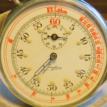 Orig. Junghans Cal. 68 Artillerie Stoppuhr Kriegsmarine WK I 1. Weltkrieg - Sammler - Uhren
