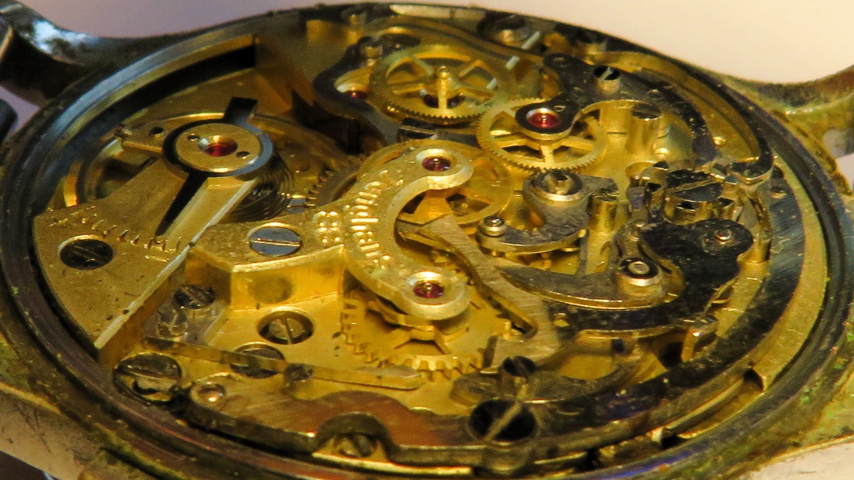 Orig. Junghans J88 früher Schaltrad / Flieger Chronograph ca. 1950 - Bundeswehr - Sammler - Uhren
