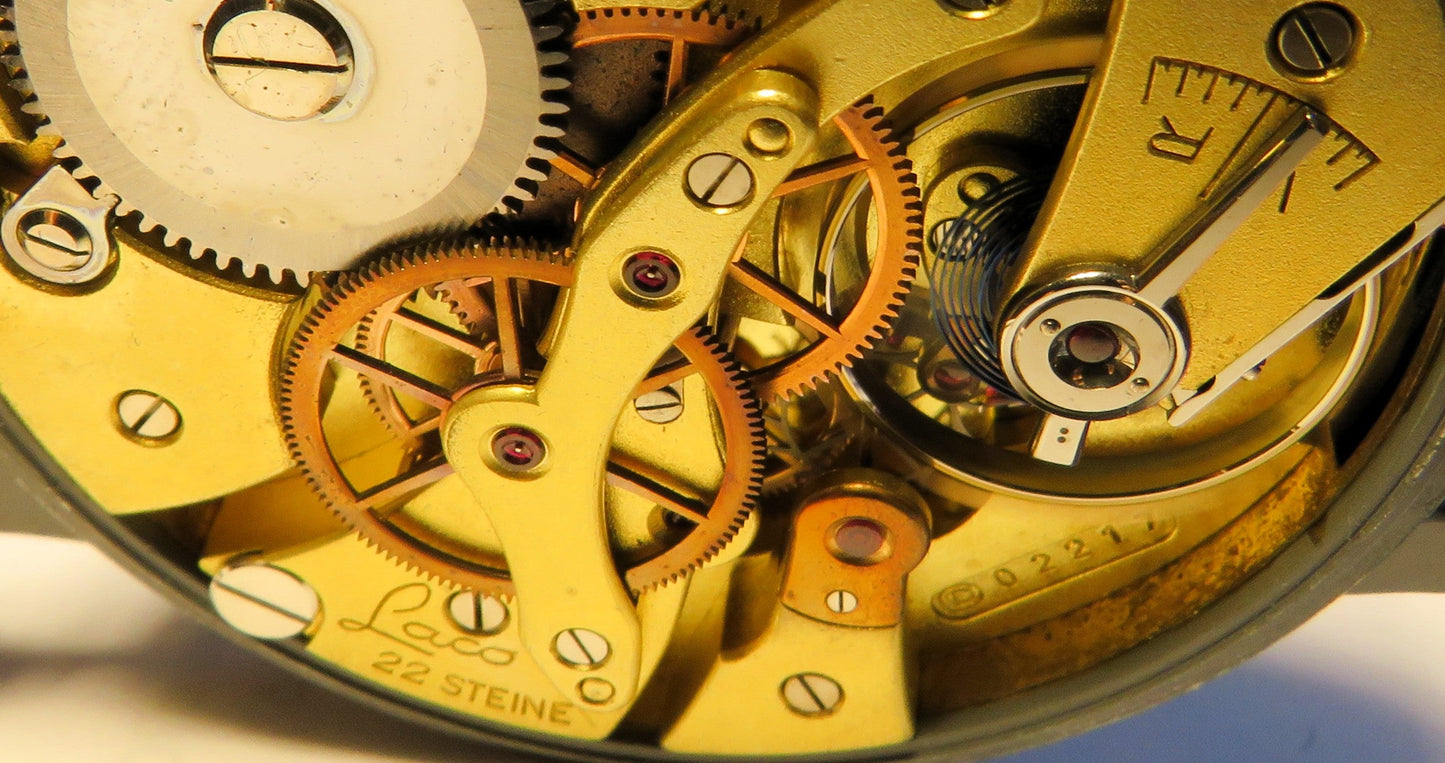 Orig. Laco Navigations B - Uhr Beobachtungs Uhr RLM H 1433 Baum. 2 WK2 - Sammler - Uhren