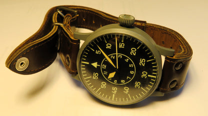 Orig. Laco Navigations B - Uhr Beobachtungs Uhr RLM H 1433 Baum. 2 WK2 - Sammler - Uhren