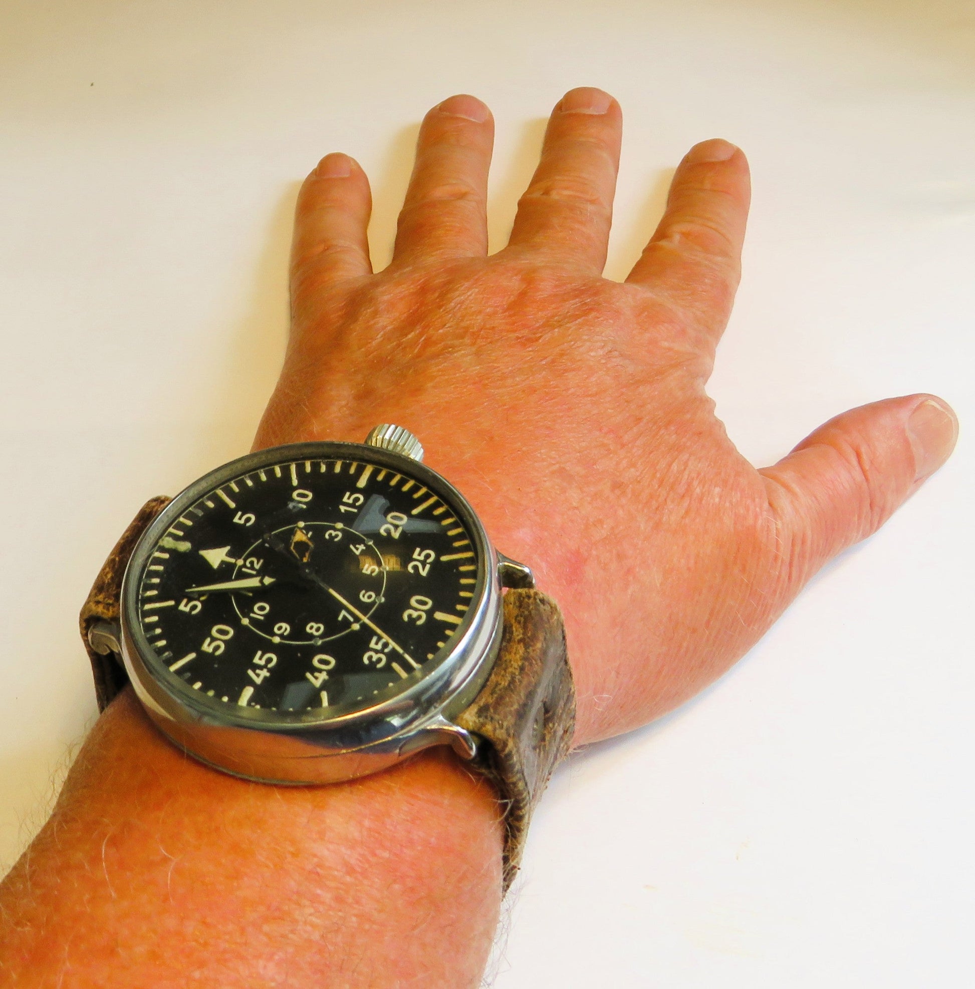 Orig. Lange & Söhne Fliegeruhr B - Uhr Beobachtungsuhr Reichs Luftwaffe WK 2 - Sammler - Uhren