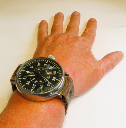 Orig. Lange & Söhne Fliegeruhr B - Uhr Beobachtungsuhr Reichs Luftwaffe WK 2 - Sammler - Uhren