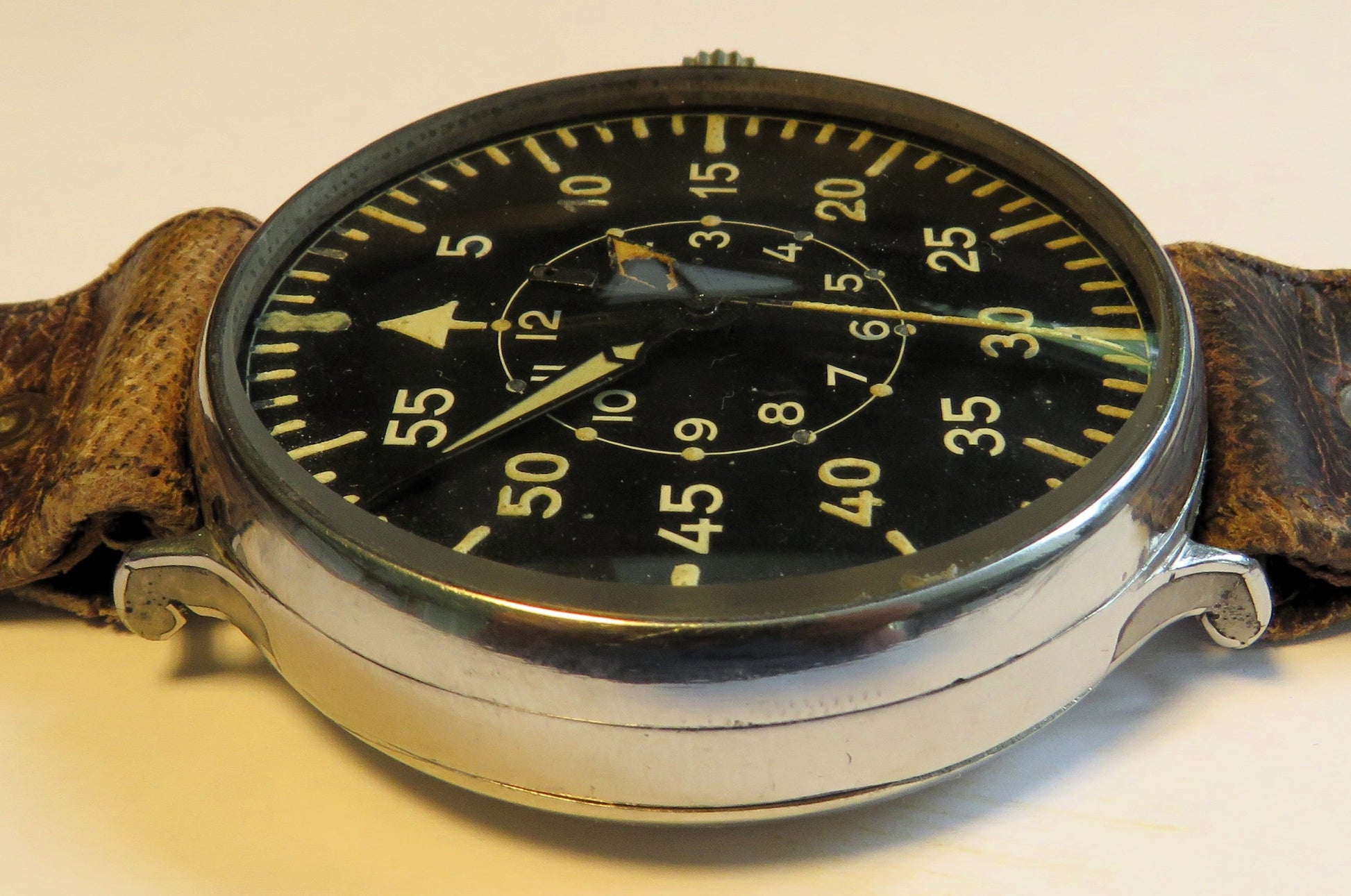 Orig. Lange & Söhne Fliegeruhr B - Uhr Beobachtungsuhr Reichs Luftwaffe WK 2 - Sammler - Uhren