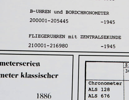 Orig. Lange & Söhne Fliegeruhr B - Uhr Beobachtungsuhr Reichs Luftwaffe WK 2 - Sammler - Uhren