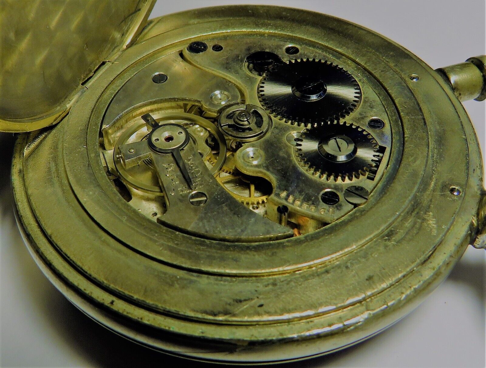 Orig. Minerva Cal. 19" 19/14 B - Uhr Beobachtungsuhr Deckuhr Marine 2. Weltkrieg - Sammler - Uhren