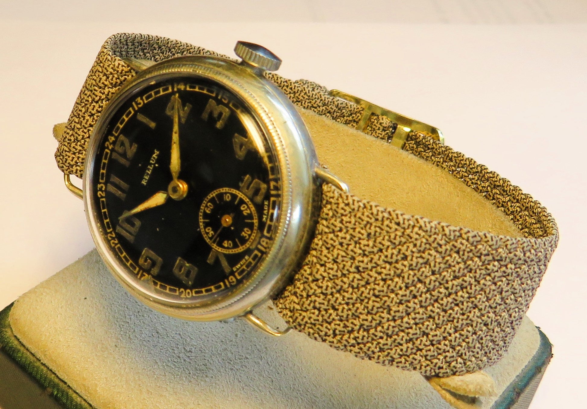 Orig. Rellum frühe Pfeilindex Fliegeruhr Reichsluftwaffe 1930 WK2 WW 2 II - Sammler - Uhren
