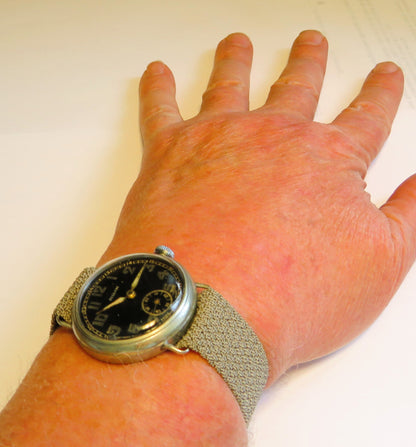 Orig. Rellum frühe Pfeilindex Fliegeruhr Reichsluftwaffe 1930 WK2 WW 2 II - Sammler - Uhren