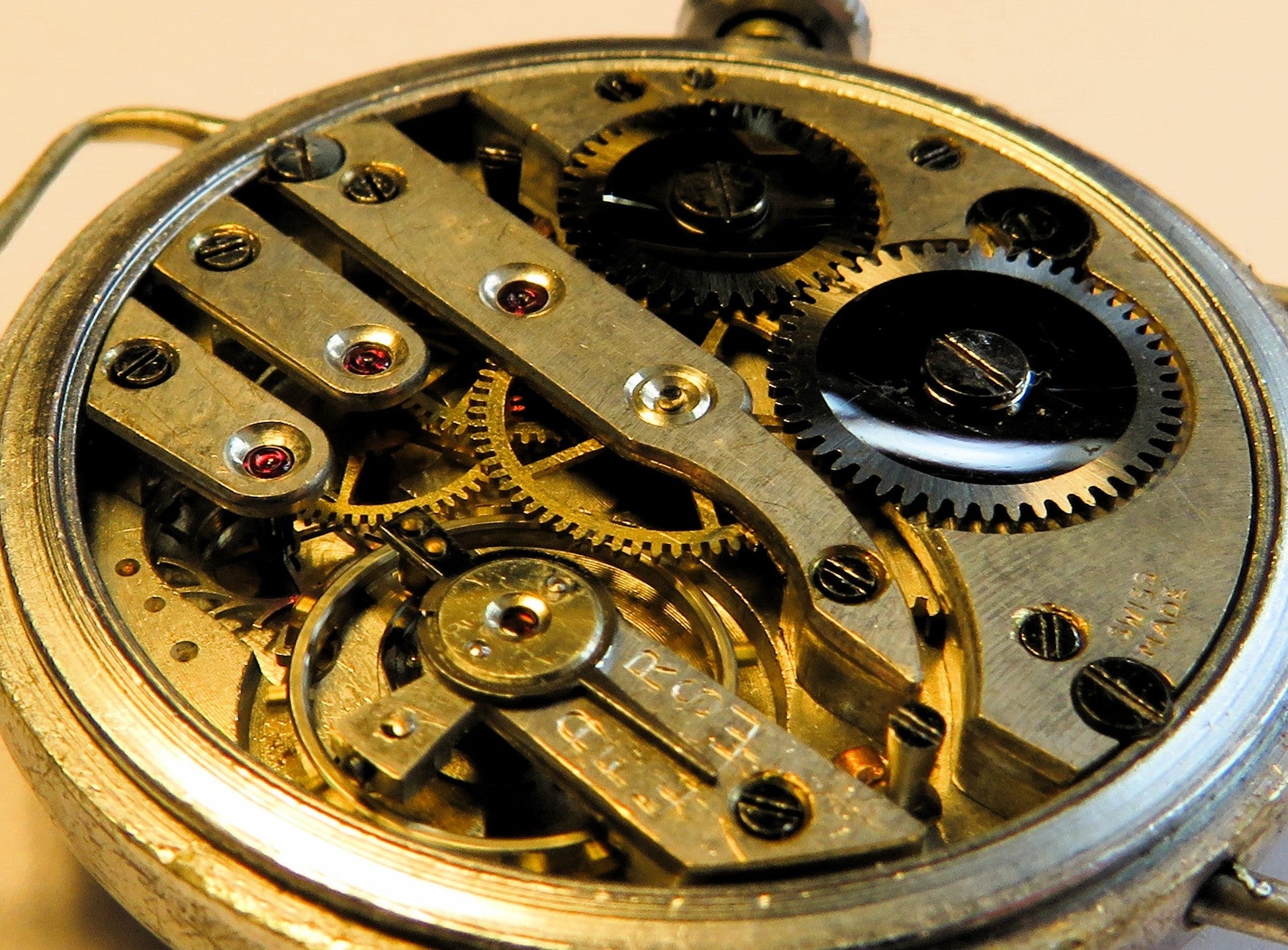 Orig. Rellum frühe Pfeilindex Fliegeruhr Reichsluftwaffe 1930 WK2 WW 2 II - Sammler - Uhren