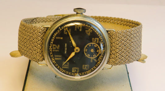 Orig. Rellum frühe Pfeilindex Fliegeruhr Reichsluftwaffe 1930 WK2 WW 2 II - Sammler - Uhren