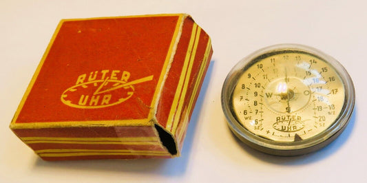 Orig. Sonnenuhr Dr. Rüter Berlin 1946 Fullset: OVP + Bedienungsanleitung antik - Sammler - Uhren