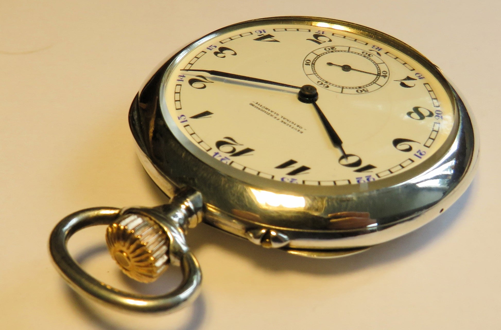 Original Präzisions Uhrenfabrik Glashütte Ernst Kasiske Herren TU 900 Silber - Sammler - Uhren