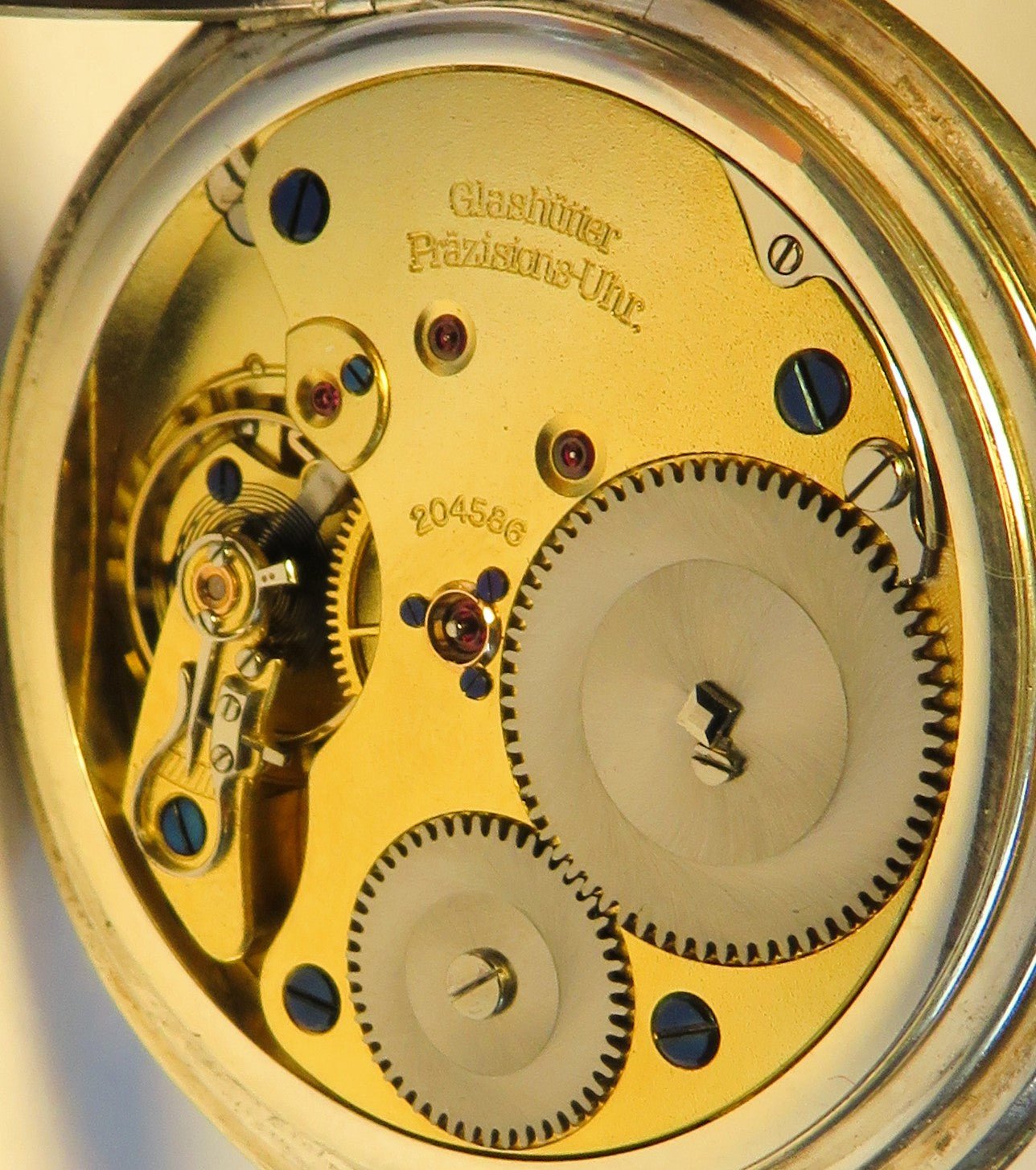 Original Präzisions Uhrenfabrik Glashütte Ernst Kasiske Herren TU 900 Silber - Sammler - Uhren