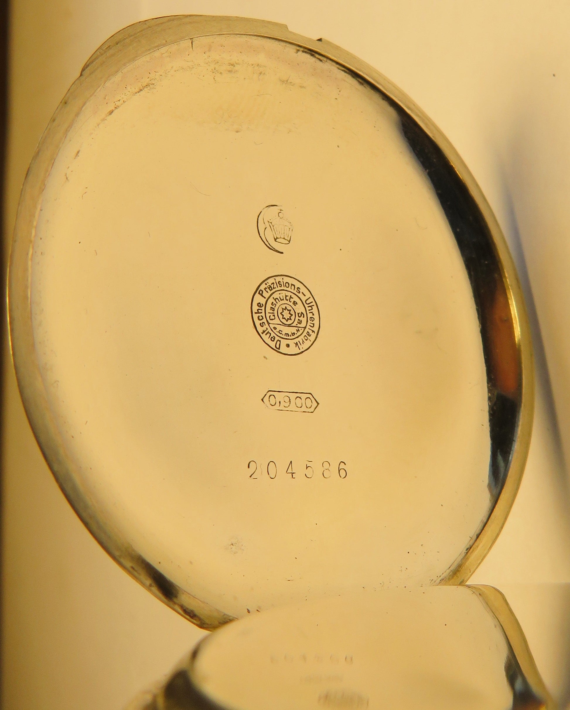 Original Präzisions Uhrenfabrik Glashütte Ernst Kasiske Herren TU 900 Silber - Sammler - Uhren