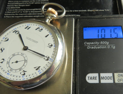 Original Präzisions Uhrenfabrik Glashütte Ernst Kasiske Herren TU 900 Silber - Sammler - Uhren