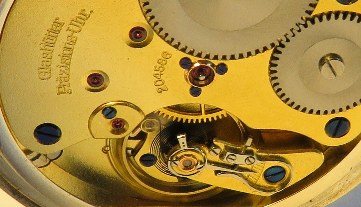 Original Präzisions Uhrenfabrik Glashütte Ernst Kasiske Herren TU 900 Silber - Sammler - Uhren
