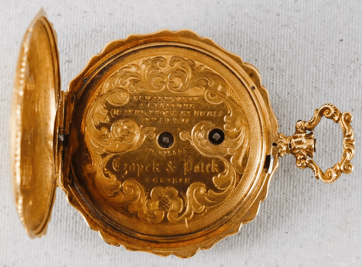Patek Czapek Philippe U n i k a t Viertel Repetition Taschenuhr 1840 Parachute - Sammler-Uhren