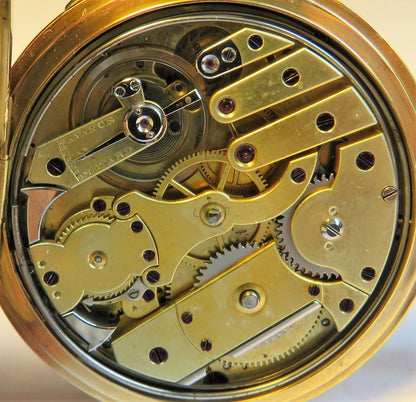 Patek Philippe & Co 750 18K Gold Viertel Repetition TU mit Zertifikat ca. 1870 - Sammler - Uhren
