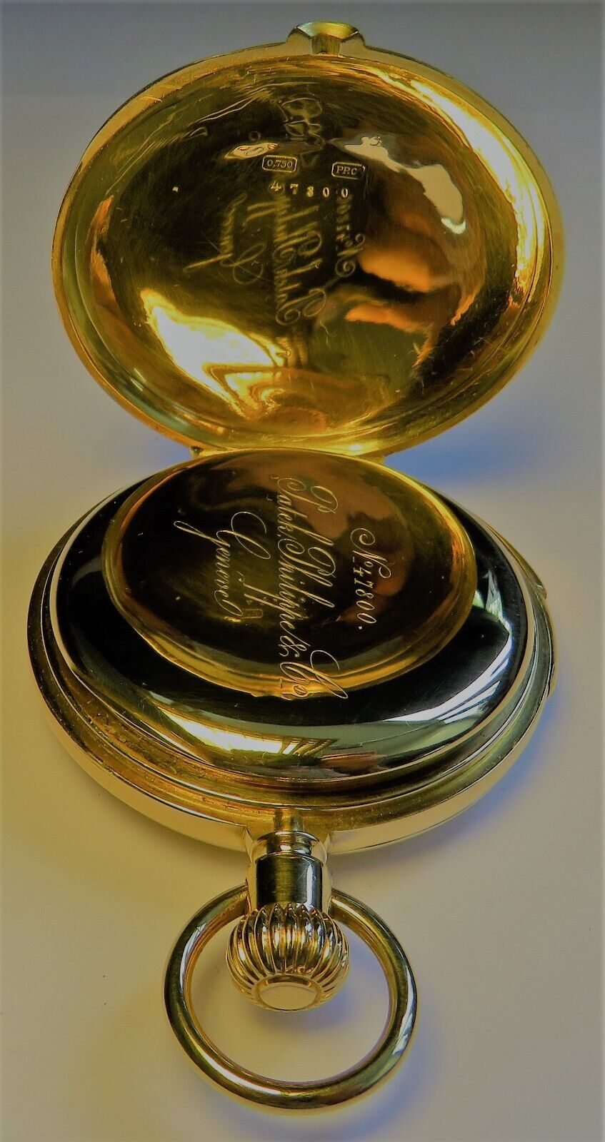 Patek Philippe & Co 750 18K Gold Viertel Repetition TU mit Zertifikat ca. 1870 - Sammler - Uhren