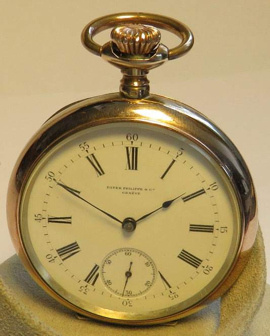 Patek Philippe & Co Geneve frühe 0,800 Silber Herren TU ca. 1870 Wolfsverzahnung - Sammler - Uhren