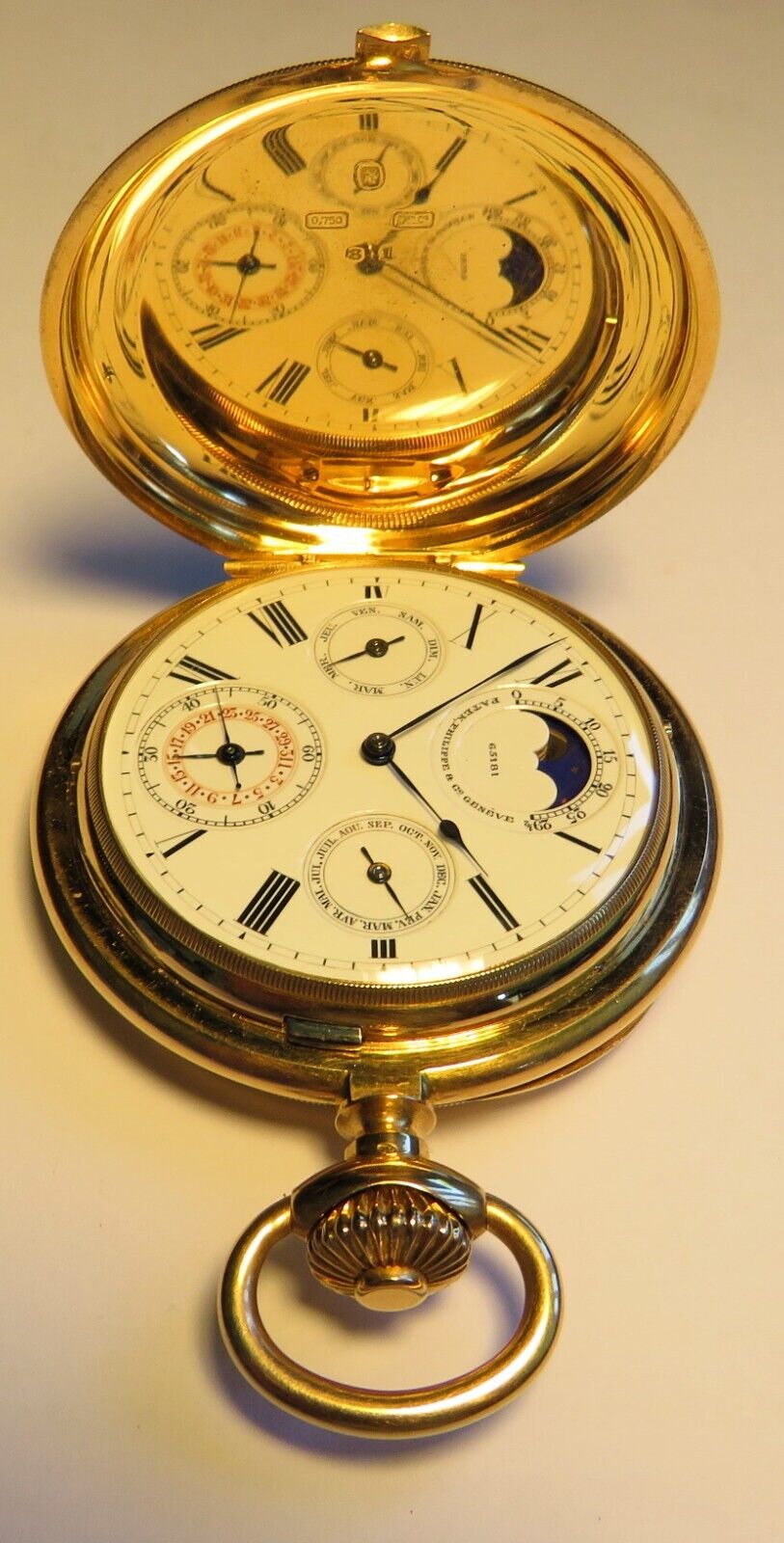 PATEK PHILIPPE Grande Complikation ewiger Kalender Perpetual Calendar 18K Gold - Sammler - Uhren
