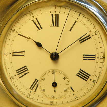 Paul Vuille Perret Seconde Morte 800 Silber B - Uhr Deck Watch Chronograph - Sammler - Uhren