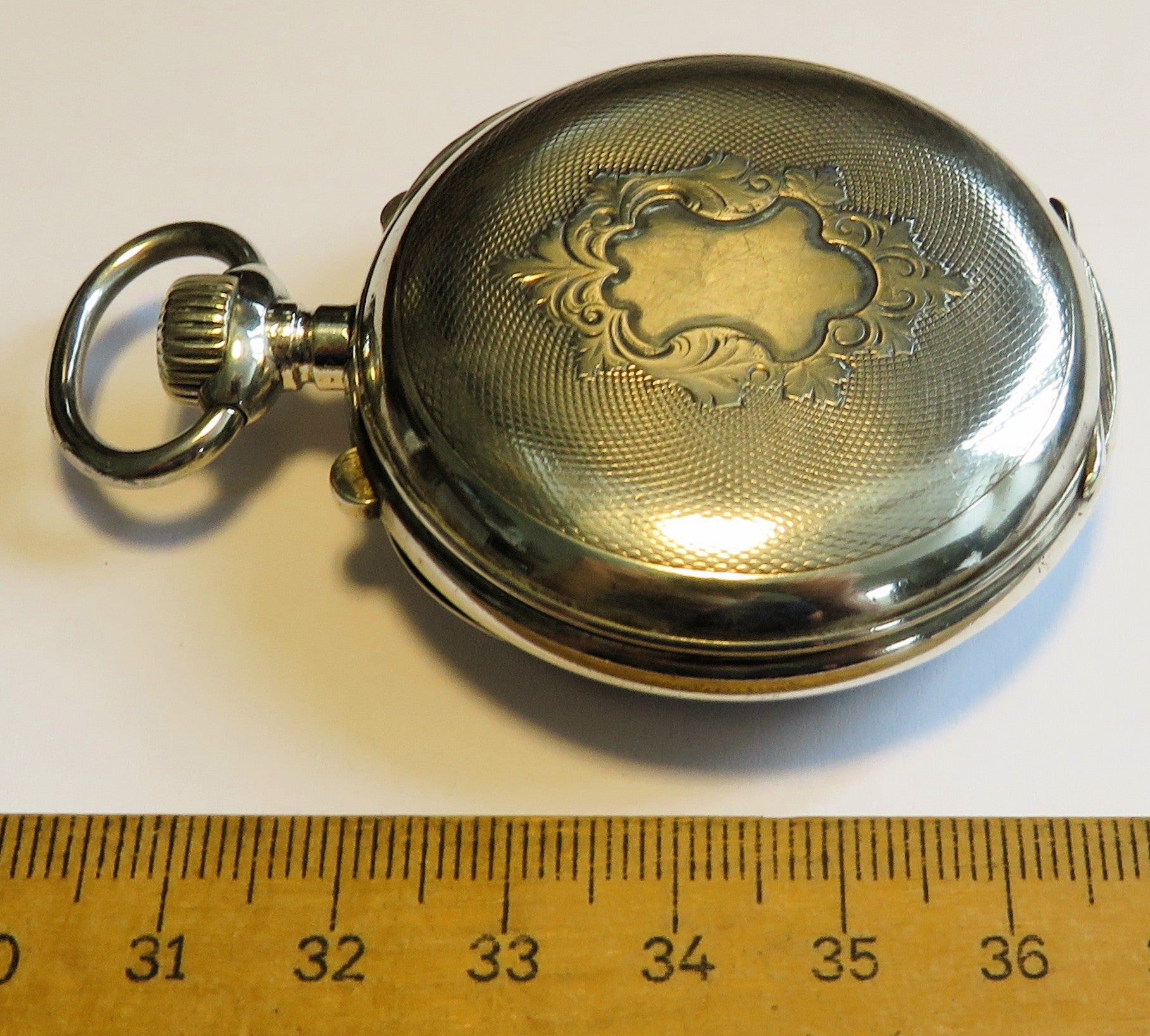 Paul Vuille Perret Seconde Morte 800 Silber B - Uhr Deck Watch Chronograph - Sammler - Uhren