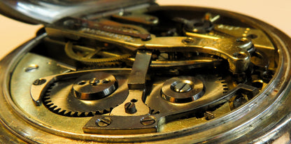 Paul Vuille Perret Seconde Morte 800 Silber B - Uhr Deck Watch Chronograph - Sammler - Uhren