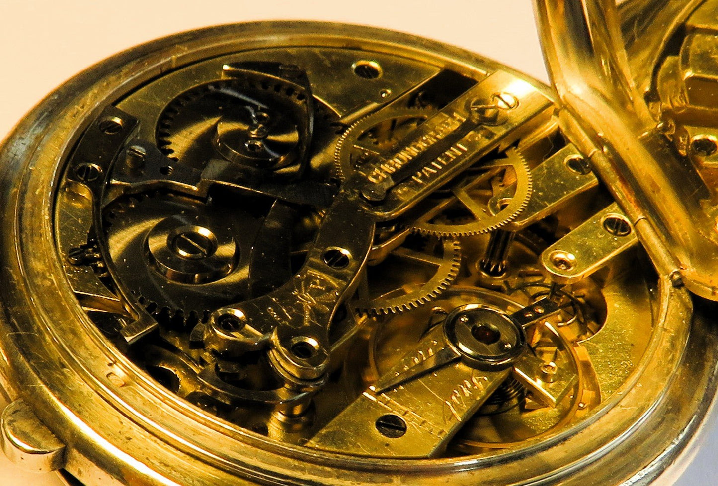 Paul Vuille Perret Seconde Morte 800 Silber B - Uhr Deck Watch Chronograph - Sammler - Uhren