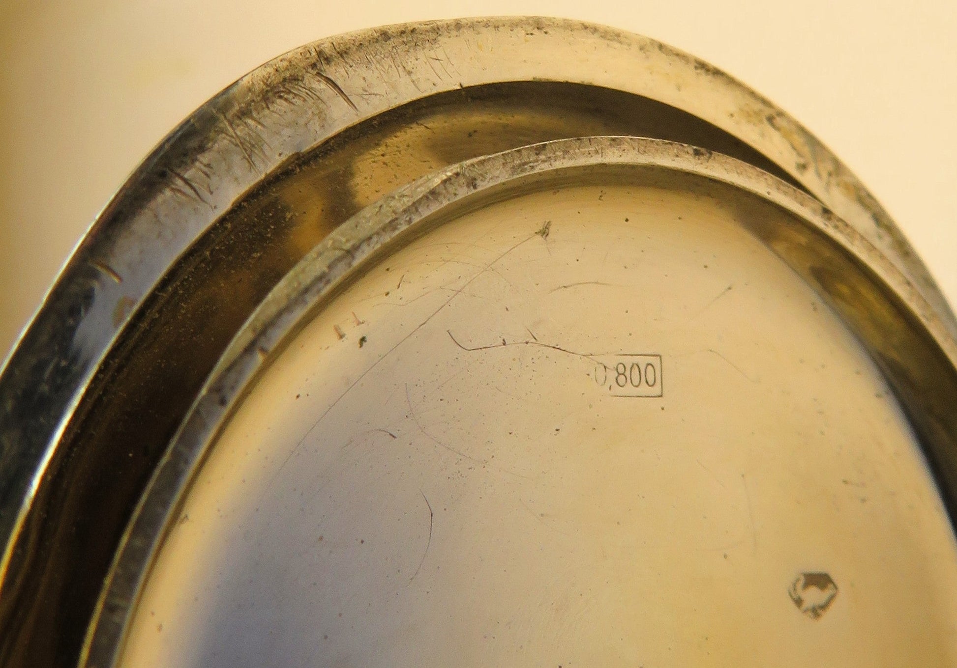 Paul Vuille Perret Seconde Morte 800 Silber B - Uhr Deck Watch Chronograph - Sammler - Uhren